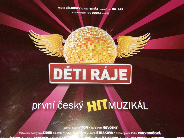 Zájezd na muzikál Děti ráje Program muzikálového představení Děti ráje